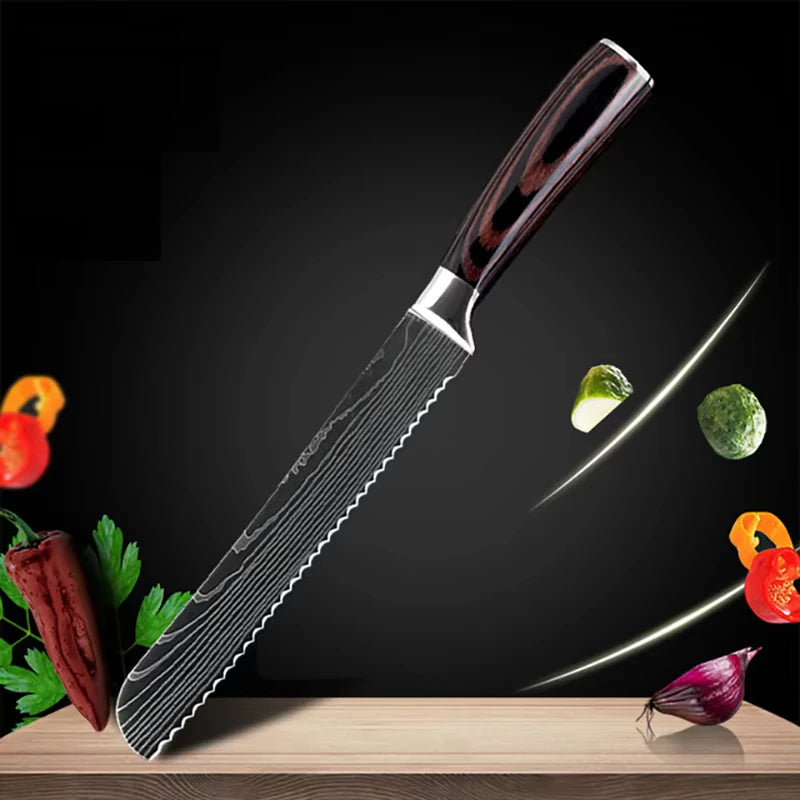 Satoshi Fuji 8pc Professional Japanese Knife Set