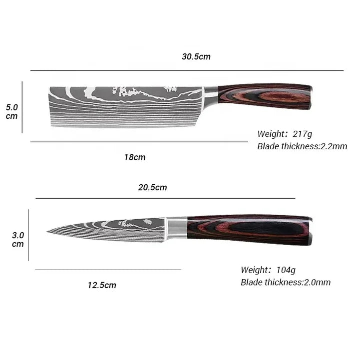 Ultimate Japanese Professional Knife Set